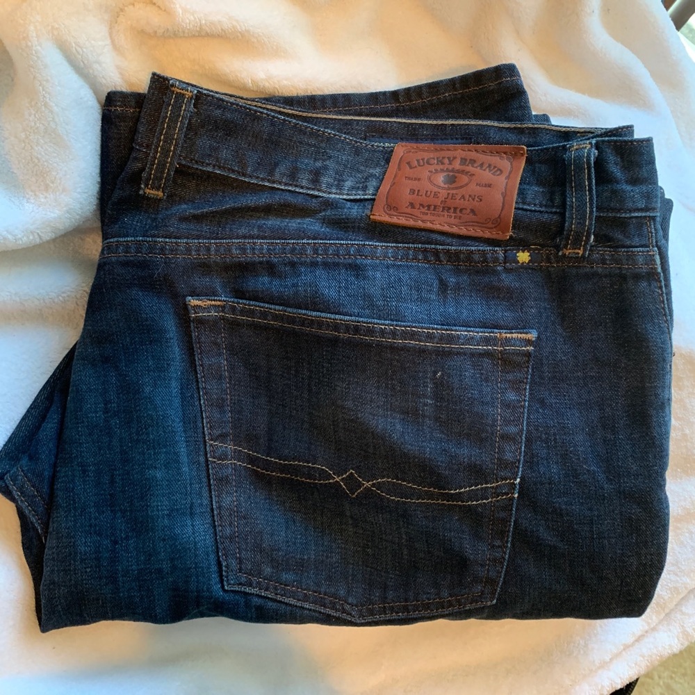 Men's Lucky Brand Relaxed Straight Jeans 👖